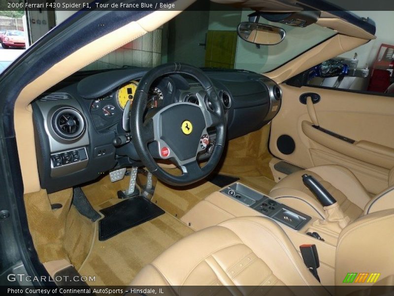 Beige Interior - 2006 F430 Spider F1 