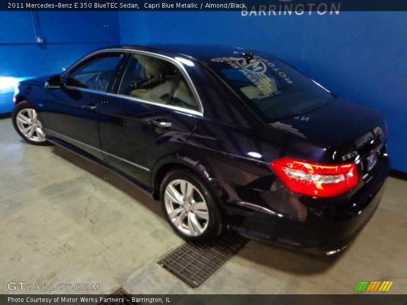 Capri Blue Metallic / Almond/Black 2011 Mercedes-Benz E 350 BlueTEC Sedan