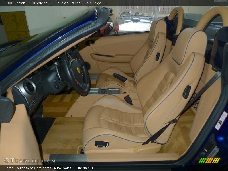 Front Seat of 2006 F430 Spider F1