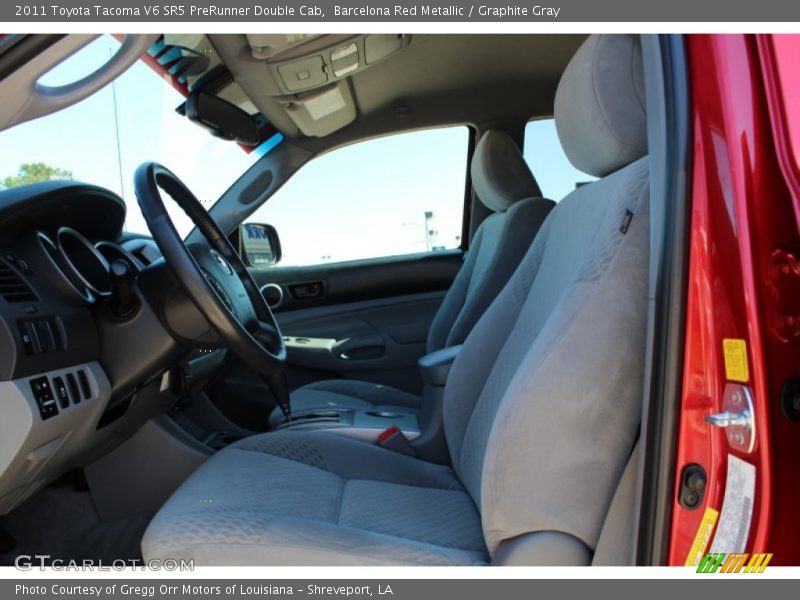 Barcelona Red Metallic / Graphite Gray 2011 Toyota Tacoma V6 SR5 PreRunner Double Cab