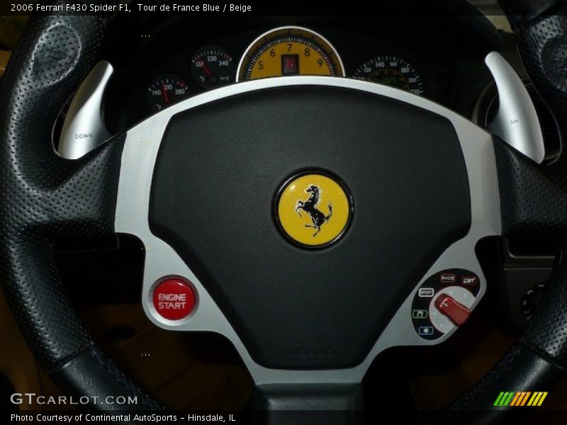 Controls of 2006 F430 Spider F1