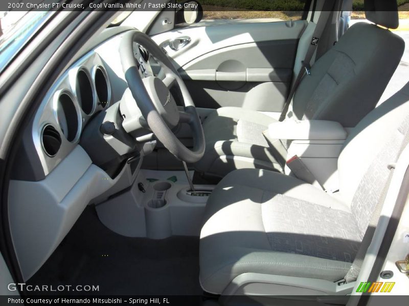 Cool Vanilla White / Pastel Slate Gray 2007 Chrysler PT Cruiser