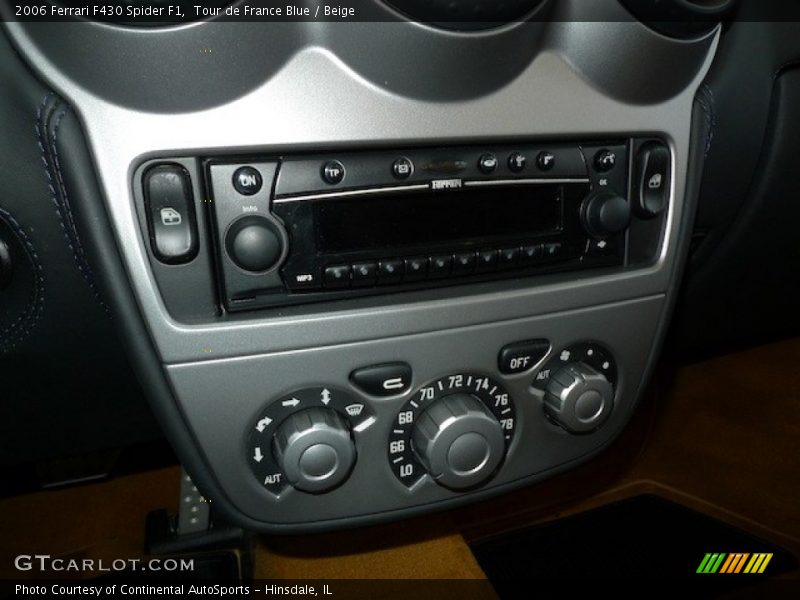 Controls of 2006 F430 Spider F1