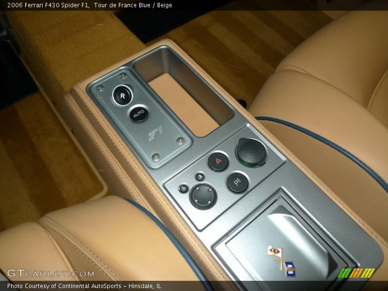 Controls of 2006 F430 Spider F1