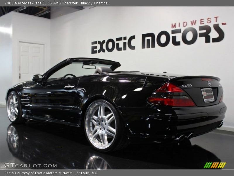 Black / Charcoal 2003 Mercedes-Benz SL 55 AMG Roadster