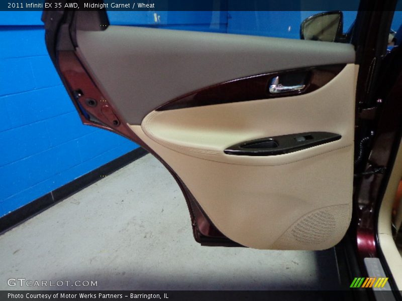 Midnight Garnet / Wheat 2011 Infiniti EX 35 AWD