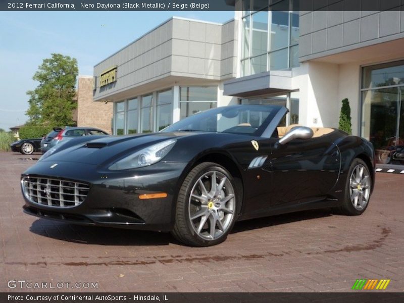 Nero Daytona (Black Metallic) / Beige (Beige) 2012 Ferrari California