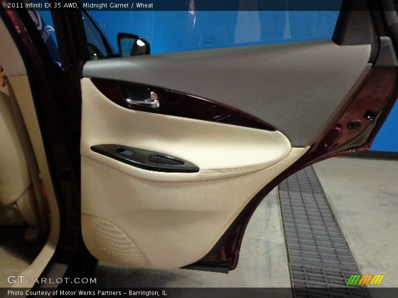 Midnight Garnet / Wheat 2011 Infiniti EX 35 AWD