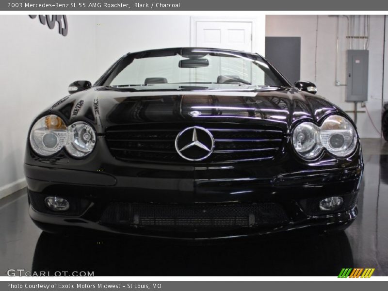 Black / Charcoal 2003 Mercedes-Benz SL 55 AMG Roadster