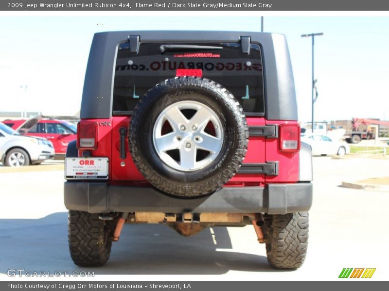 Flame Red / Dark Slate Gray/Medium Slate Gray 2009 Jeep Wrangler Unlimited Rubicon 4x4