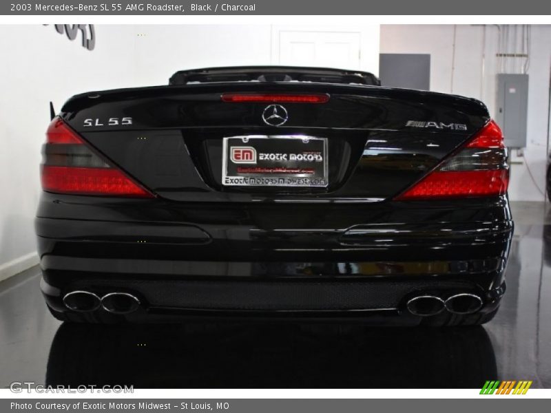 Black / Charcoal 2003 Mercedes-Benz SL 55 AMG Roadster