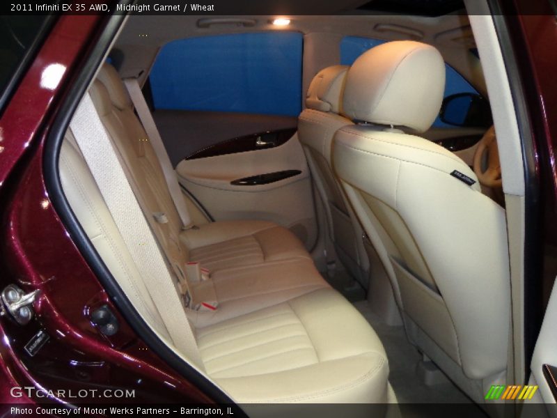 Midnight Garnet / Wheat 2011 Infiniti EX 35 AWD