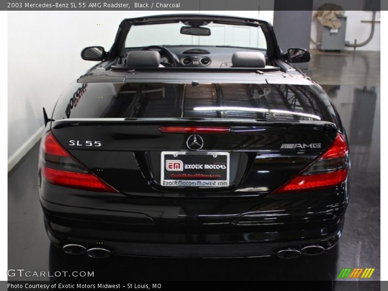 Black / Charcoal 2003 Mercedes-Benz SL 55 AMG Roadster