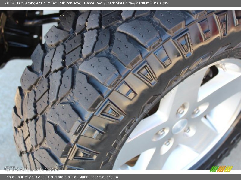 Flame Red / Dark Slate Gray/Medium Slate Gray 2009 Jeep Wrangler Unlimited Rubicon 4x4