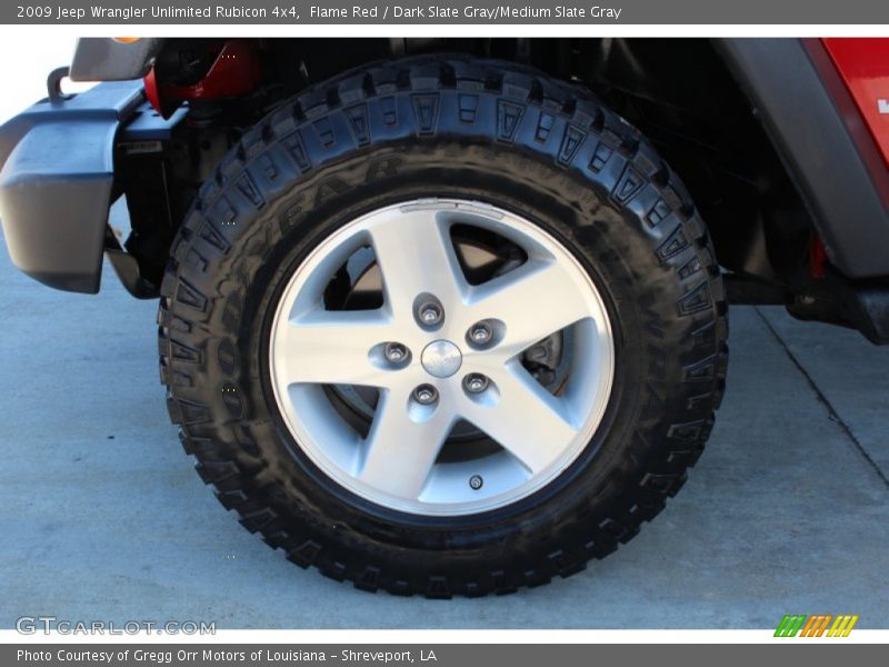 Flame Red / Dark Slate Gray/Medium Slate Gray 2009 Jeep Wrangler Unlimited Rubicon 4x4