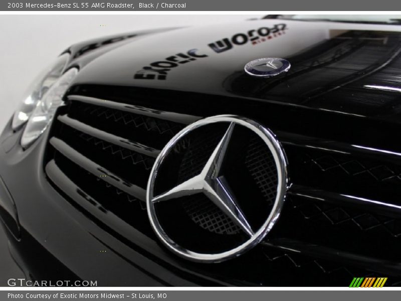 Black / Charcoal 2003 Mercedes-Benz SL 55 AMG Roadster