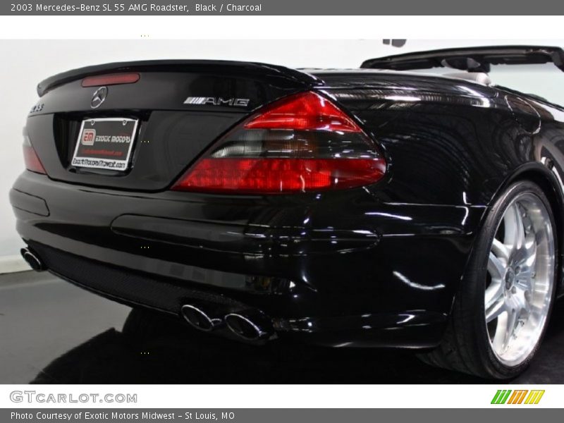 Black / Charcoal 2003 Mercedes-Benz SL 55 AMG Roadster