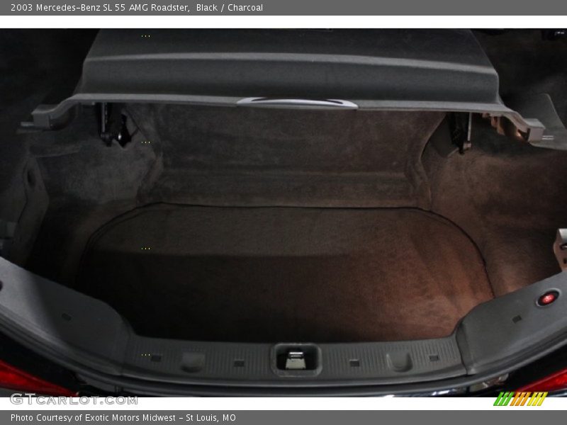 Black / Charcoal 2003 Mercedes-Benz SL 55 AMG Roadster