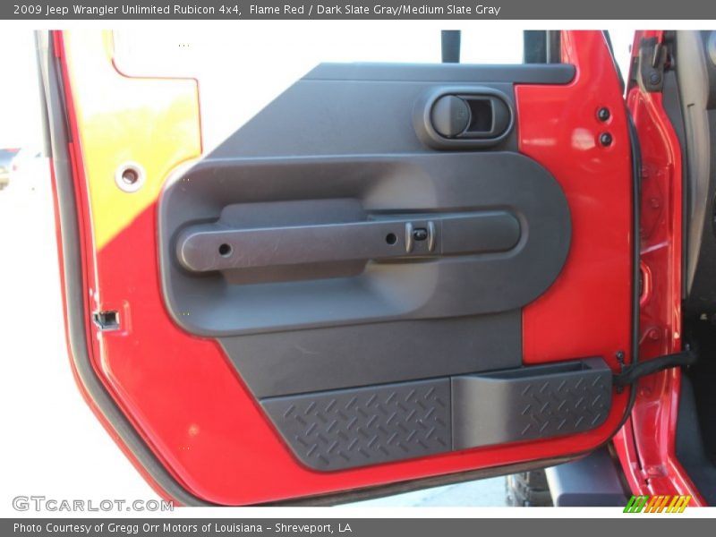 Flame Red / Dark Slate Gray/Medium Slate Gray 2009 Jeep Wrangler Unlimited Rubicon 4x4