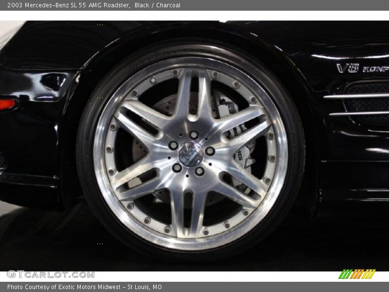 Black / Charcoal 2003 Mercedes-Benz SL 55 AMG Roadster