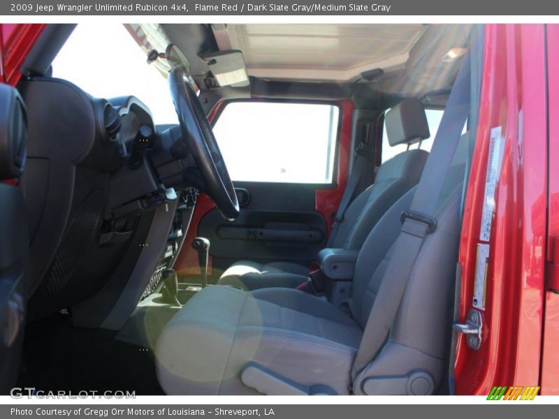 Flame Red / Dark Slate Gray/Medium Slate Gray 2009 Jeep Wrangler Unlimited Rubicon 4x4