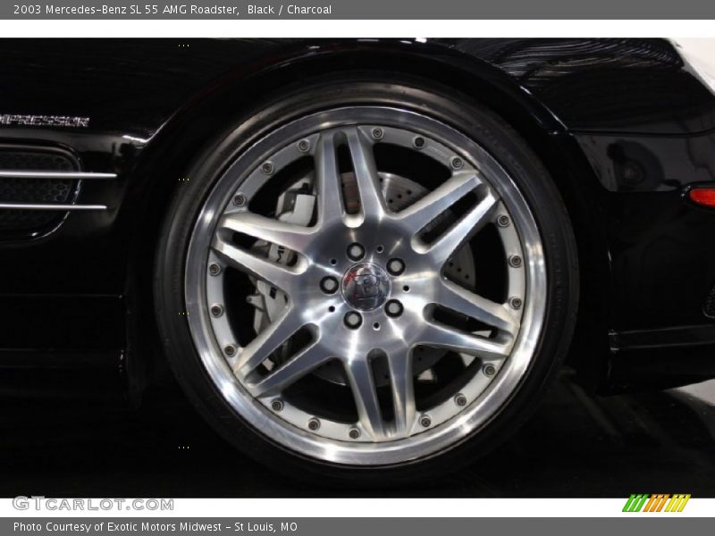 Black / Charcoal 2003 Mercedes-Benz SL 55 AMG Roadster