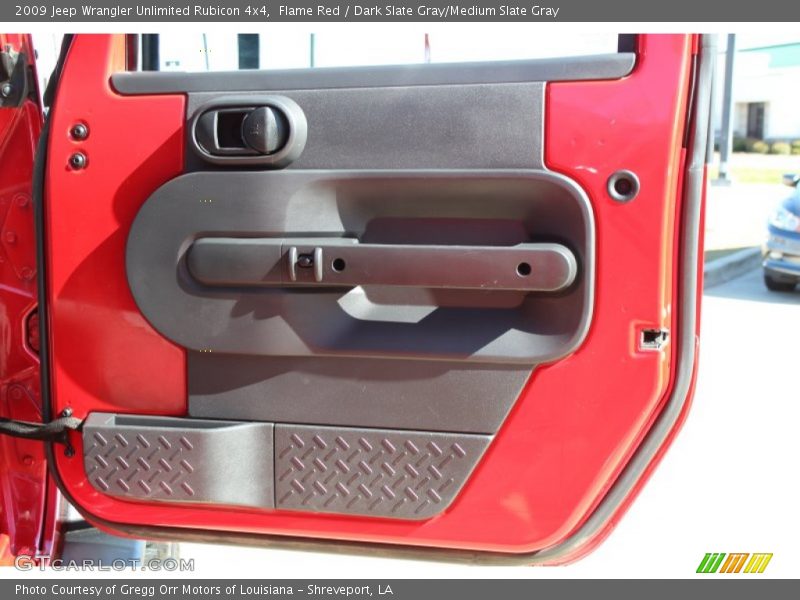 Flame Red / Dark Slate Gray/Medium Slate Gray 2009 Jeep Wrangler Unlimited Rubicon 4x4