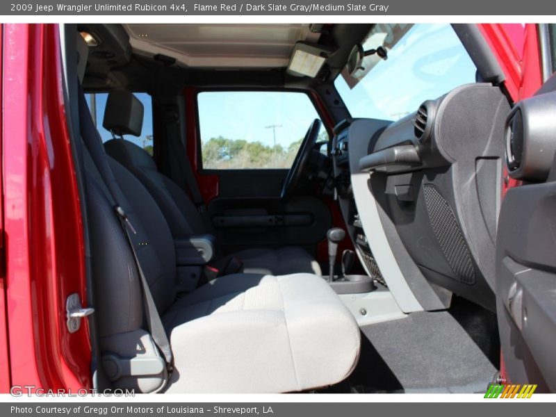 Flame Red / Dark Slate Gray/Medium Slate Gray 2009 Jeep Wrangler Unlimited Rubicon 4x4
