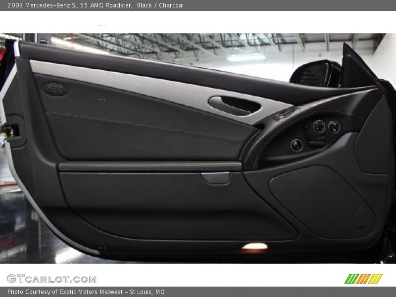 Black / Charcoal 2003 Mercedes-Benz SL 55 AMG Roadster