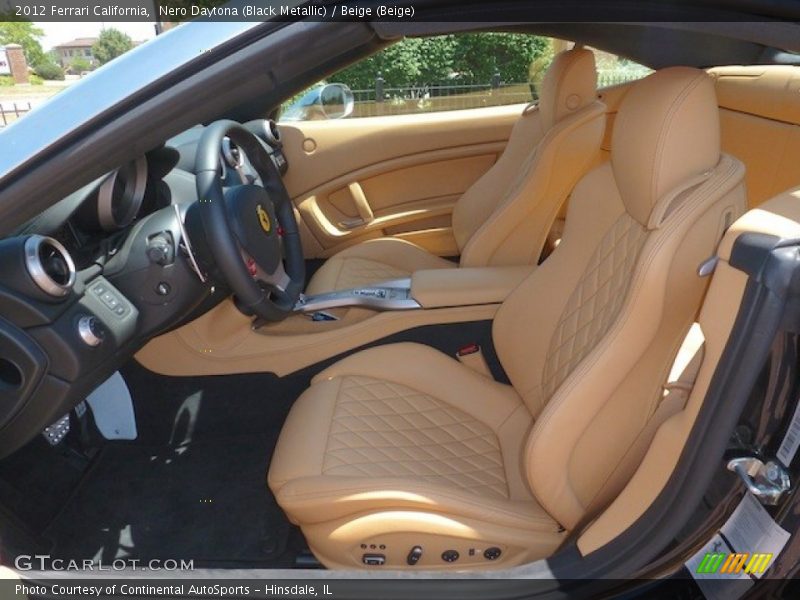 Front Seat of 2012 California 