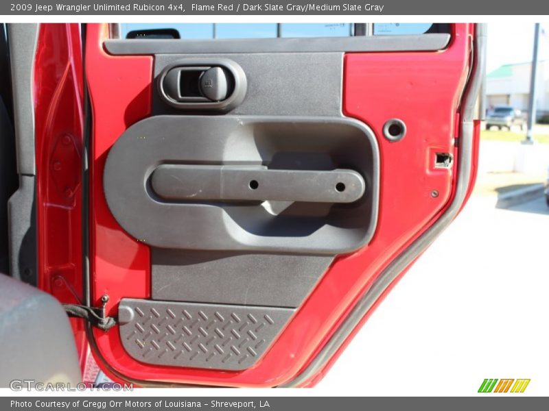Flame Red / Dark Slate Gray/Medium Slate Gray 2009 Jeep Wrangler Unlimited Rubicon 4x4