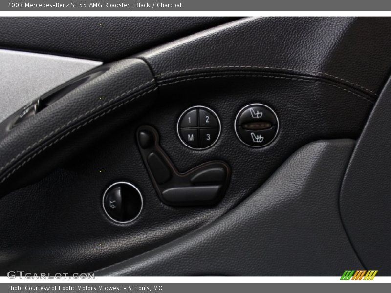 Black / Charcoal 2003 Mercedes-Benz SL 55 AMG Roadster