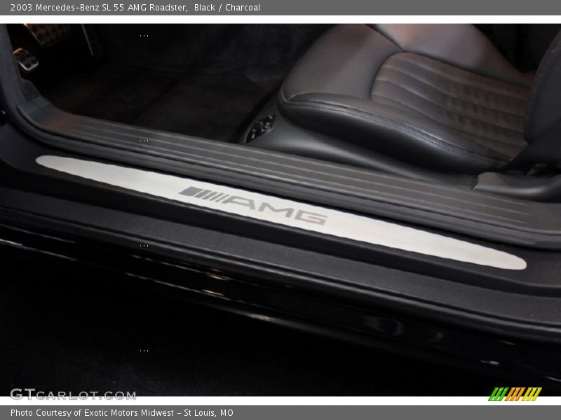 Black / Charcoal 2003 Mercedes-Benz SL 55 AMG Roadster
