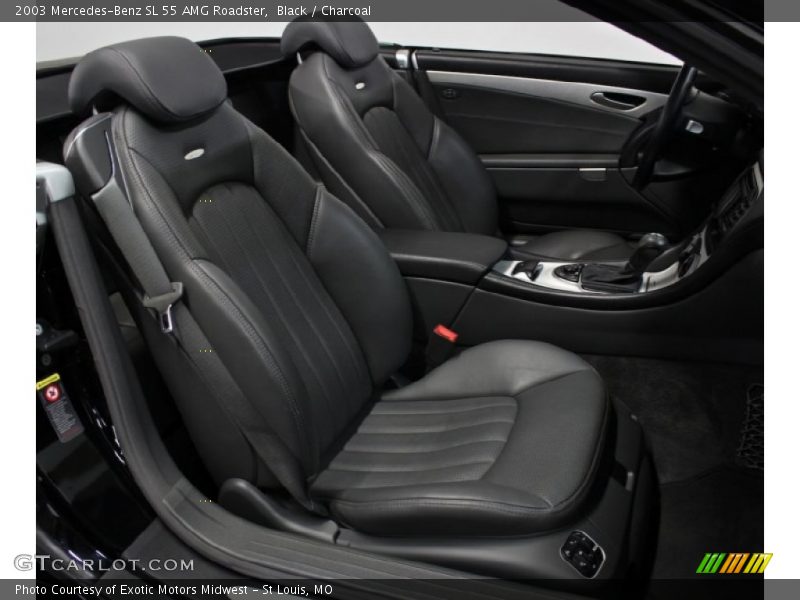 Black / Charcoal 2003 Mercedes-Benz SL 55 AMG Roadster