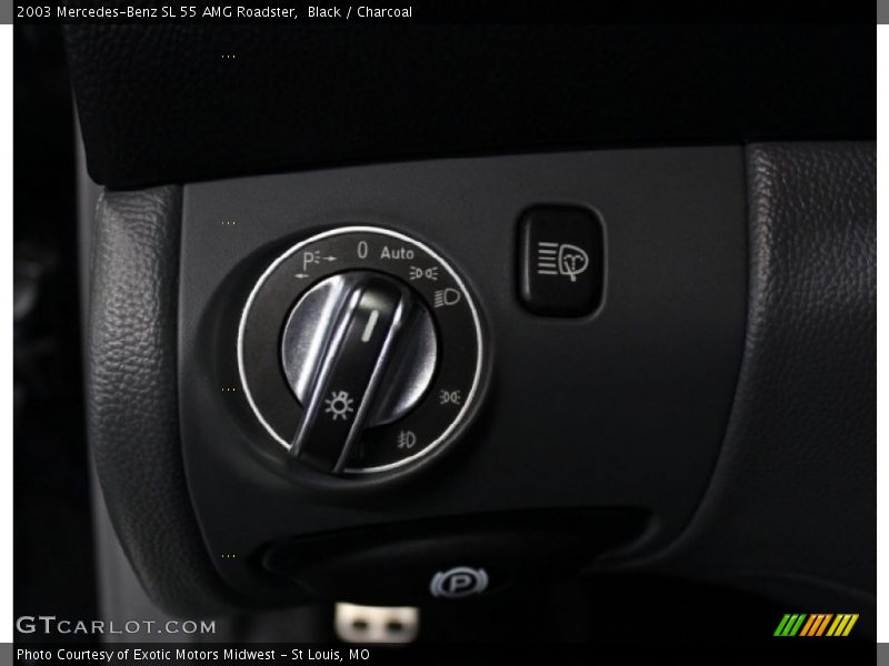 Black / Charcoal 2003 Mercedes-Benz SL 55 AMG Roadster