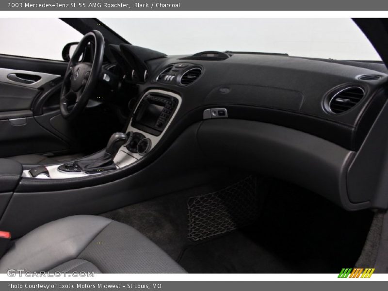 Black / Charcoal 2003 Mercedes-Benz SL 55 AMG Roadster