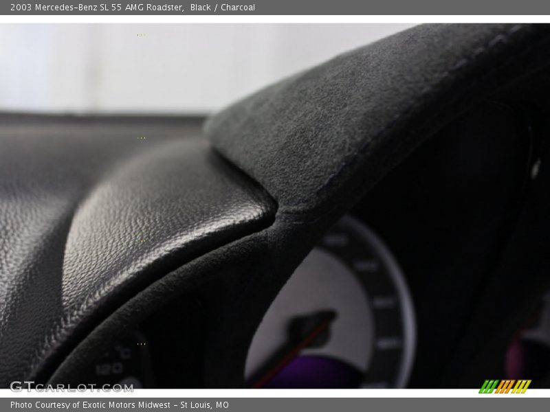 Black / Charcoal 2003 Mercedes-Benz SL 55 AMG Roadster