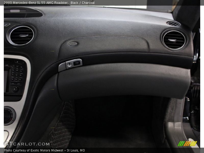 Black / Charcoal 2003 Mercedes-Benz SL 55 AMG Roadster