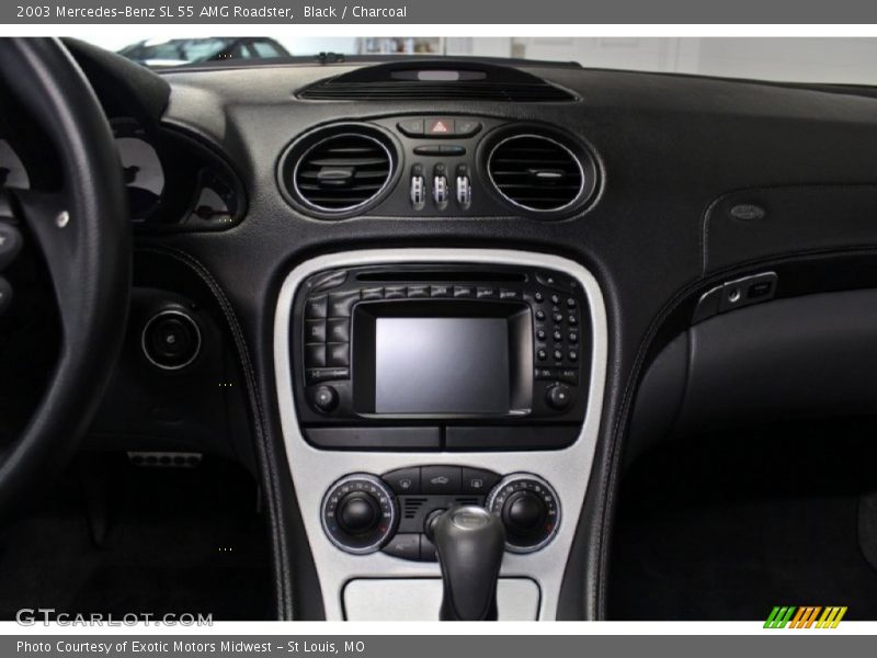 Black / Charcoal 2003 Mercedes-Benz SL 55 AMG Roadster