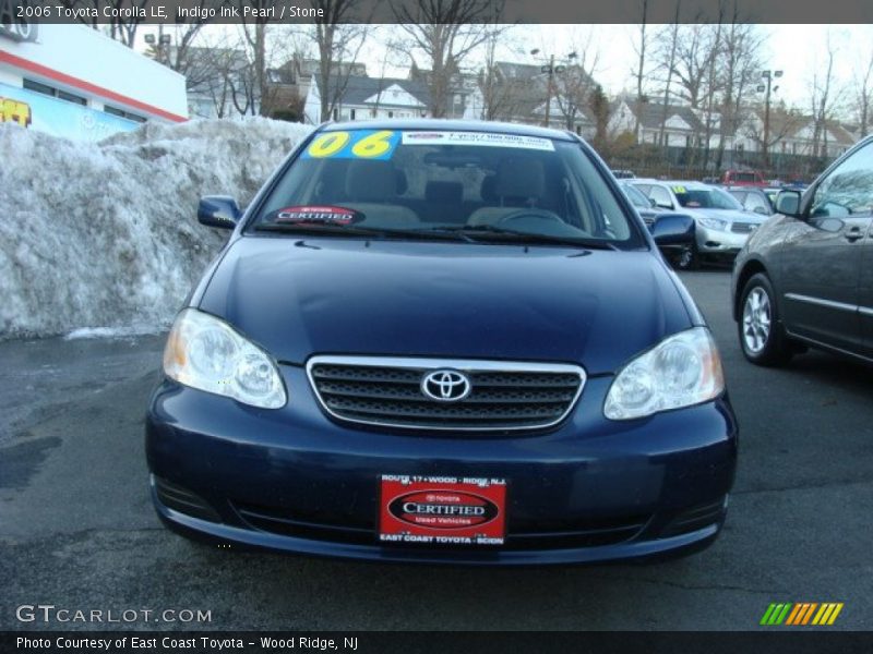 Indigo Ink Pearl / Stone 2006 Toyota Corolla LE