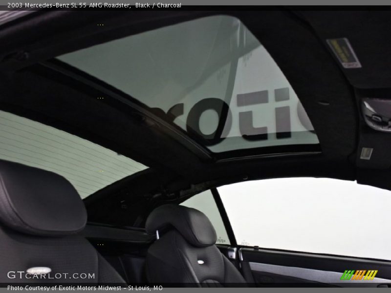 Black / Charcoal 2003 Mercedes-Benz SL 55 AMG Roadster