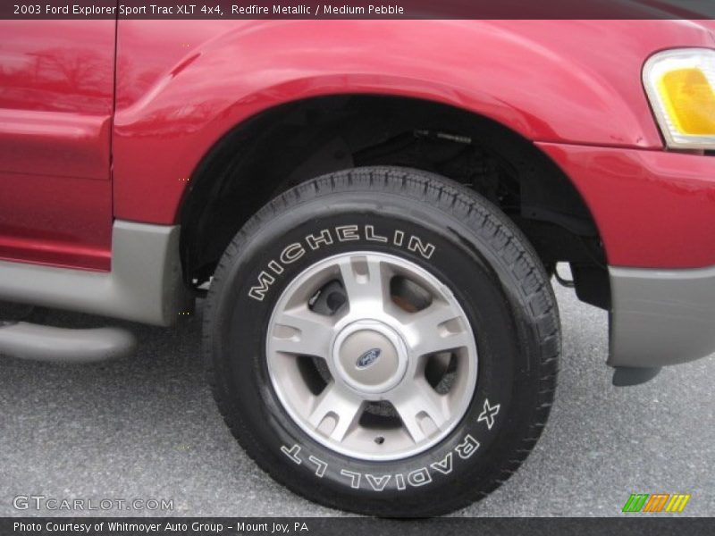 Redfire Metallic / Medium Pebble 2003 Ford Explorer Sport Trac XLT 4x4