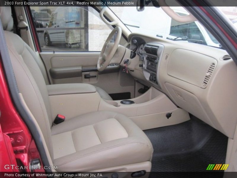 Redfire Metallic / Medium Pebble 2003 Ford Explorer Sport Trac XLT 4x4