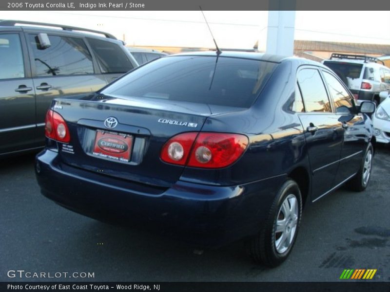 Indigo Ink Pearl / Stone 2006 Toyota Corolla LE