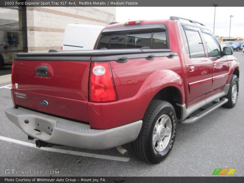 Redfire Metallic / Medium Pebble 2003 Ford Explorer Sport Trac XLT 4x4