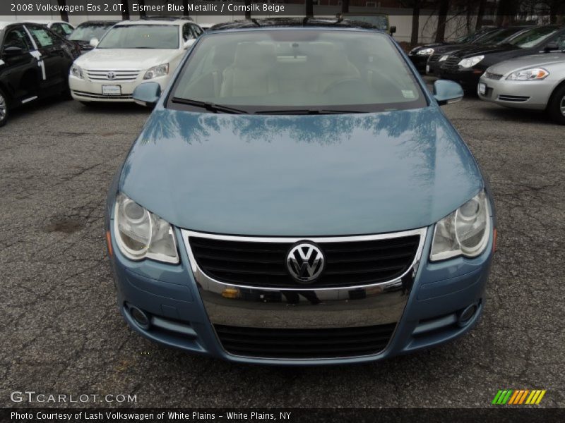Eismeer Blue Metallic / Cornsilk Beige 2008 Volkswagen Eos 2.0T