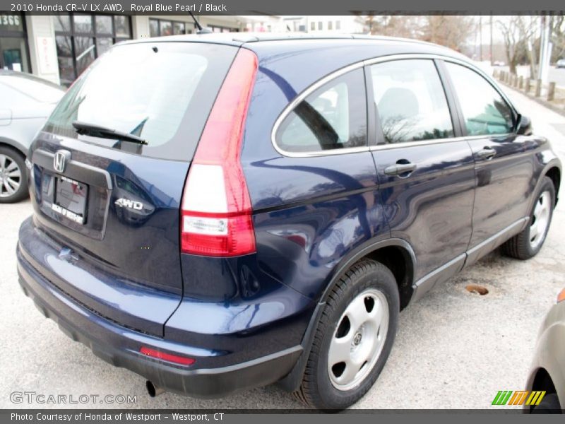 Royal Blue Pearl / Black 2010 Honda CR-V LX AWD