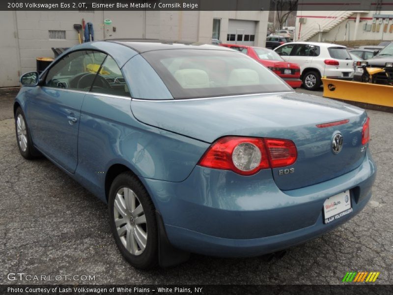 Eismeer Blue Metallic / Cornsilk Beige 2008 Volkswagen Eos 2.0T