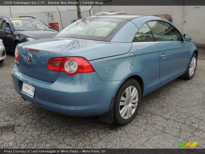 Eismeer Blue Metallic / Cornsilk Beige 2008 Volkswagen Eos 2.0T