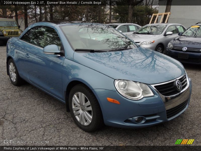 Eismeer Blue Metallic / Cornsilk Beige 2008 Volkswagen Eos 2.0T